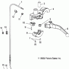 V07XB26/BC26 JACKPOT/NESS ALL OPTIONS Clutch lever asm. - v07xb26 / bc26 all options