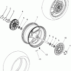 V07HB26/HS26 HAMMER ALL OPTIONS Wheel, rear (billet) - v07hb26 / hs26 all options