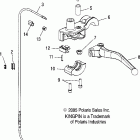 V06CB26CA KINGPIN ALL OPTIONS Clutch lever asm. - v06cb26 all options