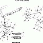 V06AB26CA VICTORY VEGAS 8 BALL/VEGAS ALL OPTIONS Footpeg, l.h. / floorboard / shift - v06ab26 / gb26 all ...