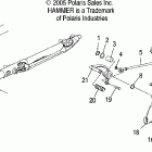 V07HB26/HS26 HAMMER ALL OPTIONS Footpeg, l.h. / shifter - v07hb26 / hs26 all options
