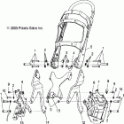 V06TB16CA TOURING CRUISER ALL OPTIONS Frame, sub - v06tb16 / all options