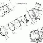 V06TB16CA TOURING CRUISER ALL OPTIONS Headlight - v06tb16 / all options