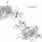 V06TB16CA TOURING CRUISER ALL OPTIONS Crankcase bearings - v06tb16 / all options