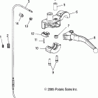 V06TB16CA TOURING CRUISER ALL OPTIONS Clutch lever asm. - v06tb16 / all options