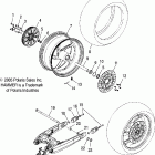 V06HB26 VICTORY HAMMER ALL OPTIONS Wheel, rear (billet) - v06hb26 / all options