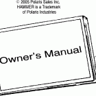 V06HB26 VICTORY HAMMER ALL OPTIONS Owner's manual - v06hb26 / all options