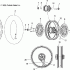 V06TB16CA TOURING CRUISER ALL OPTIONS Wheel, front (laced) - v06tb16 / all options