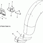V06TB16CA TOURING CRUISER ALL OPTIONS License plate bracket - v06tb16 / all options