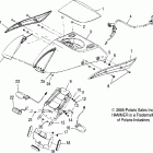 V06HB26 VICTORY HAMMER ALL OPTIONS Fender, rear  - v06hb26 / all options