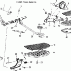 V06TB16CA TOURING CRUISER ALL OPTIONS Floor board and side stand - v06tb16 / all options