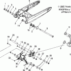V06CB26CA KINGPIN ALL OPTIONS Swing arm and suspension, rear - v06cb26 all options