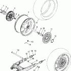V06HB26 VICTORY HAMMER ALL OPTIONS Wheel, rear (cast) - v06hb26 / all options