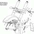 V05CB16/DC16 KINGPIN/NESS ALL OPTIONS Front fender and turn signals - v05cb16 / dc16 / all opt...