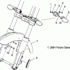 V05AB16/EC16/GB16 VICTORY VEGAS ALL OPTIONS Front fender and turn signals - v05ab16 / ec16 / gb16all...