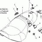 V05HB26 VICTORY HAMMER ALL OPTIONS Seat and backrest - v05hb26 / all options