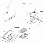 V05AB16/EC16/GB16 VICTORY VEGAS ALL OPTIONS R.h. footpeg / floorboard / brake - v05ab16 / ec16 / gb1...