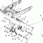 V05HB26 VICTORY HAMMER ALL OPTIONS Swing arm and rear suspension - v05hb26 / all options