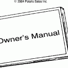 V05TB16CA TOURING CRUISER ALL OPTIONS Owner's manual - v05tb16 / all options