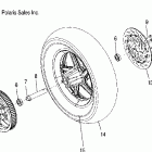 V05TB16CA TOURING CRUISER ALL OPTIONS Wheel, rear (cast) - v05tb16 / all options