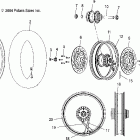 V05TB16CA TOURING CRUISER ALL OPTIONS Wheel, front (laced) - v05tb16 / all options