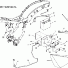 V05AB16/EC16/GB16 VICTORY VEGAS ALL OPTIONS Ecm / battery box / lh side cover - v05ab16 / ec16 / gb1...