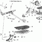 V05TB16CA TOURING CRUISER ALL OPTIONS Floor board and side stand - v05tb16 / all options