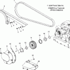 V05CB16/DC16 KINGPIN/NESS ALL OPTIONS Front drive sprocket - v05cb16 / dc16 / all options