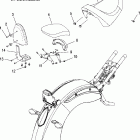 V05CB16/DC16 KINGPIN/NESS ALL OPTIONS Seat and backrest - v05cb16 / dc16 / all options