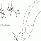 V05TB16CA TOURING CRUISER ALL OPTIONS License plate bracket - v05tb16 / all options