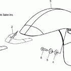 V05TB16CA TOURING CRUISER ALL OPTIONS Fender, front - v05tb16 / all options
