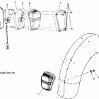 V05TB16CA TOURING CRUISER ALL OPTIONS Taillight - v05tb16 / all options