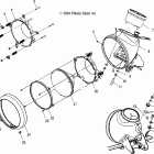 V05TB16CA TOURING CRUISER ALL OPTIONS Headlight - v05tb16 / all options