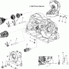 V05TB16CA TOURING CRUISER ALL OPTIONS Shift forks / drum - v05tb16 / all options