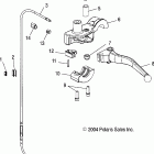 V05CB16/DC16 KINGPIN/NESS ALL OPTIONS Clutch lever asm. - v05cb16 / dc16 / all options
