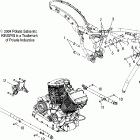 V05CB16/DC16 KINGPIN/NESS ALL OPTIONS Engine mounting - v05cb16 / dc16 / all options