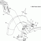 V05TB16CA TOURING CRUISER ALL OPTIONS Strut and hanger mounting - v05tb16 / all options