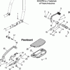 V05CB16/DC16 KINGPIN/NESS ALL OPTIONS R.h. footpeg / floorboard / brake - v05cb16 / dc16 / all...