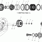 V04TB16CA TOURING CRUISER ALL OPTIONS Drive clutch - v04tb16 / all options