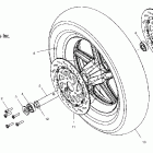 V04TB16CA TOURING CRUISER ALL OPTIONS Front wheel (cast) - v04tb16 / all options