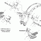 V04CB16 KINGPIN ALL OPTIONS Passenger footpegs / floorboards - v04cb16 / all options