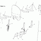 V04TB16CA TOURING CRUISER ALL OPTIONS Windshield - v04tb16 / all options