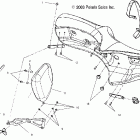 V04TB16CA TOURING CRUISER ALL OPTIONS Seat - v04tb16 / all options
