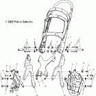 V04TB16CA TOURING CRUISER ALL OPTIONS Subframe - v04tb16 / all options
