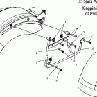 V04CB16 KINGPIN ALL OPTIONS Saddlebag asm. - v04cb16 / all options