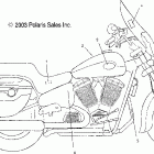 V04TB16CA TOURING CRUISER ALL OPTIONS Decals - v04tb16 / all options