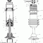 V03CB16CA CLASSIC CRUISER ALL OPTIONS Rear shock - v03cb16 / all options