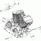 V03CB16CA CLASSIC CRUISER ALL OPTIONS Engine mounting - v03cb16 / all options