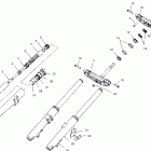 V03TB16CA TOURING CRUISER ALL OPTIONS Front forks - v03tb16 / all options
