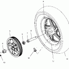 V01CB15DA STANDARD CRUISER Rear wheel - v01cb15cc